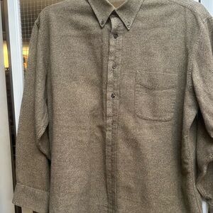 St. John's Bay Men's Tan Casual Button Down Shirt